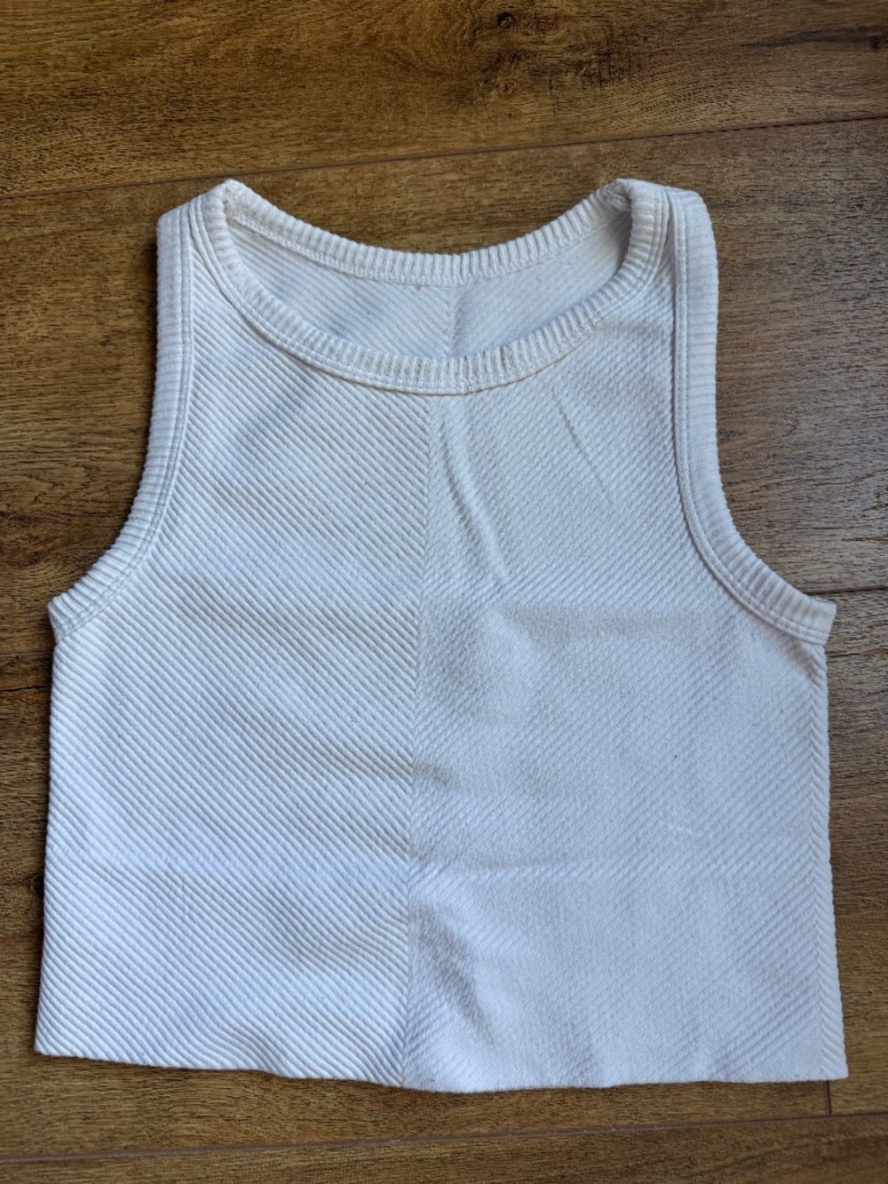 Women's NikiBiki Chevron Highneck Crop Tank Top